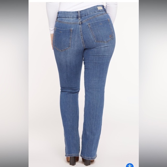 NWT Seven7 High Rise TUMMYLESS MICRO BOOT CUT JEAN Harlem Color Sz 4 - Picture 5 of 13